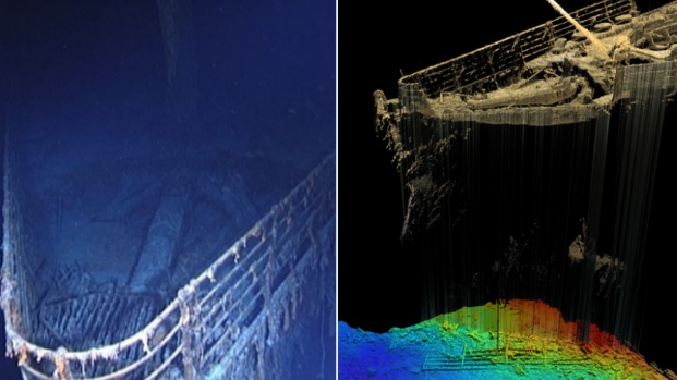 Loạt ảnh mới xác tàu Titanic huyền thoại đang dần biến mất