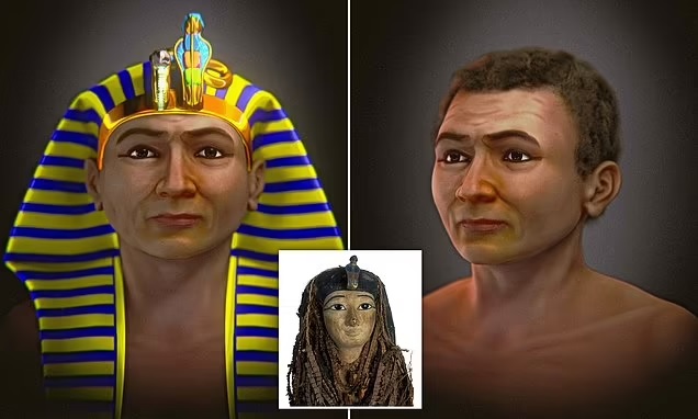 Bất ngờ dung mạo của pharaoh Ai Cập mới phục dựng