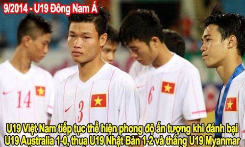 Một năm thăng trầm của U19 Việt Nam qua ảnh