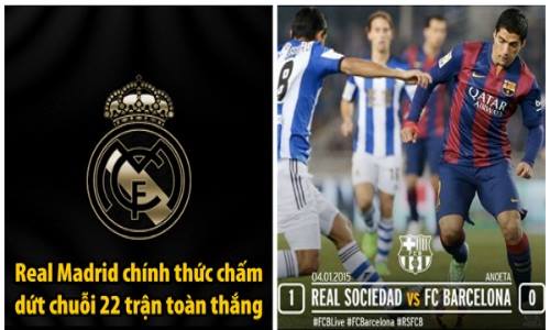 Ảnh chế Real Madrid và Barcelona rủ nhau “ngã ngựa“