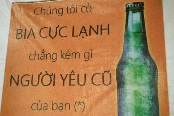 Cửa hàng treo biển quảng cáo lạ người mua đọc xong "cười ná thở"