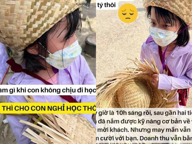 Câu chuyện trị con lười đi học khiến ai cũng ngả mũ thán phục