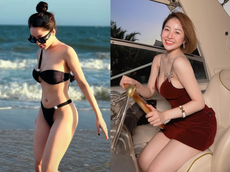 Hot girl từng lộ clip nóng nhan sắc xinh đẹp, diện bikini cực chiến