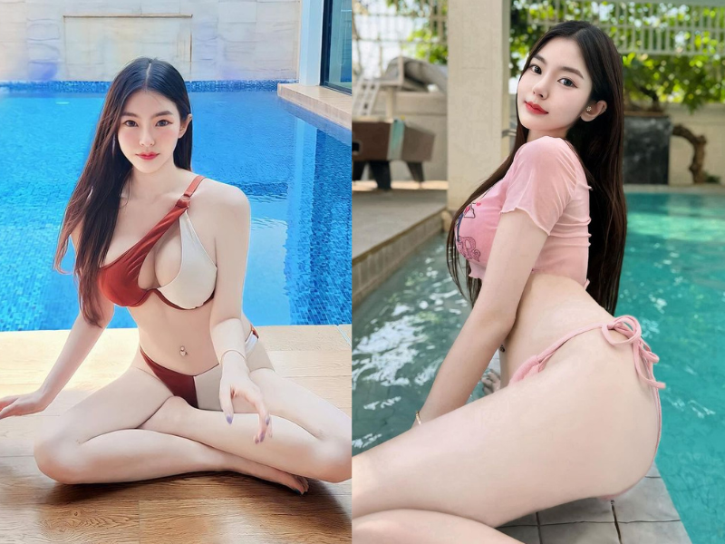 Hot girl thích đăng ảnh tắm rửa ướt át khiến netizen đỏ mặt