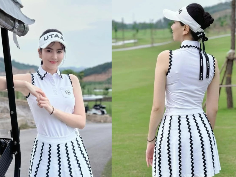 MC Mai Ngọc nhuận sắc sau ly hôn, chăm chỉ tập luyện golf