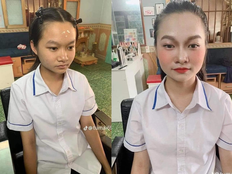 “Sang chấn tâm lý” với những pha makeup kỉ yếu phong cách năm 2000