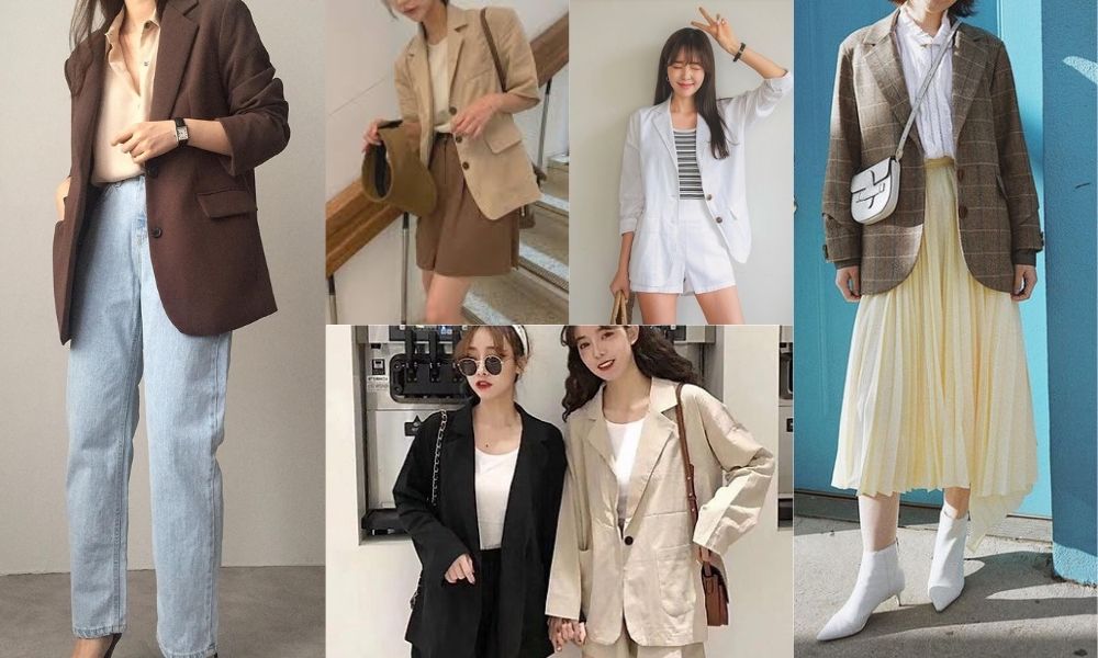 Những kiểu phối blazer thanh lịch, phá cách