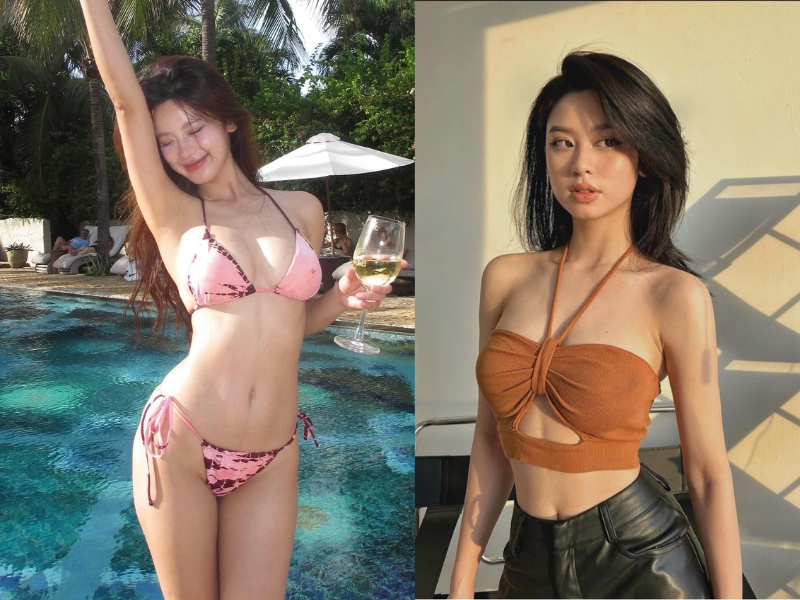 Hot girl tạp hóa diện bikini họa tiết lạ, đốt mắt netizen