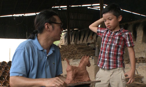 Sao “Bố ơi! Mình đi đâu thế” gặp khó vì làm gốm