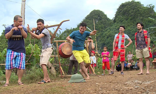 Sặc cười sao “Bố ơi! Mình đi đâu thế” tập diễn kịch