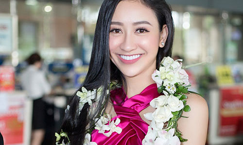 Trượt top 8 Miss Earth, Hà Thu vẫn khiến nhiều cô gái phát nể