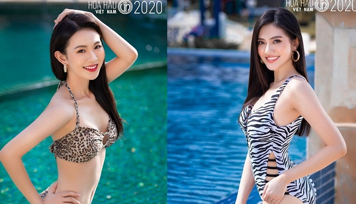 Thí sinh Hoa hậu Việt Nam 2020 khoe dáng nóng bỏng với bikini