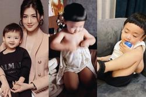 Con trai Á hậu Tú Anh đẳng cấp hot boy dù bị "dìm tới bến"