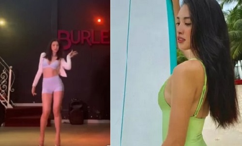 Tiểu Vy nhảy sexy dance, khoe dáng mlem với đồ tập bó sát