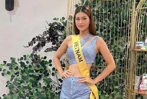 Thiên Ân mặc quần ngược ở Miss Grand khiến stylist ngao ngán