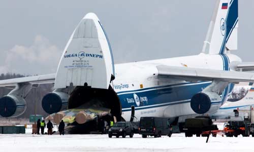 Tiêm kích tàng hình T-50 lên máy bay An-124 đi đâu? 