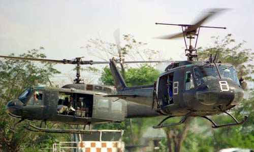 Quân đội ĐNA nào dùng trực thăng UH-1 giống Việt Nam?