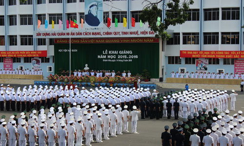 Hoành tráng lễ khai giảng Học viện Hải quân Việt Nam