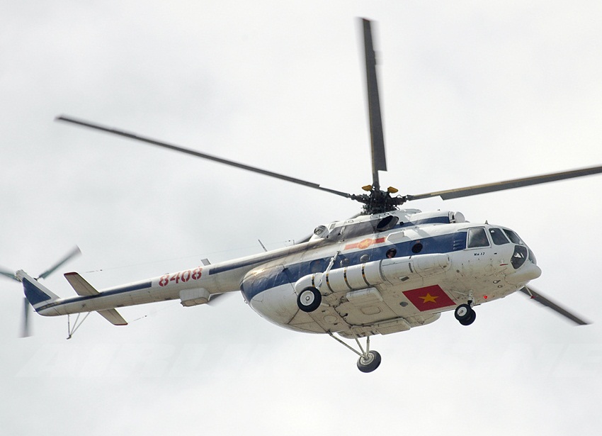 Trực thăng Mi-17 Việt Nam có khả năng chữa cháy tuyệt vời