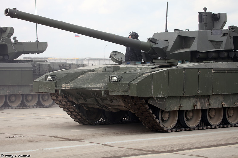 Cực hiếm bên trong buồng lái siêu tăng T-14 Armata