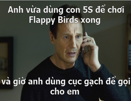 Ảnh chế hài hước người chơi cay cú game Flappy Bird