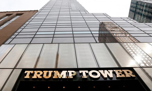 Cận cảnh tòa nhà Trump Tower của Tổng thống đắc cử Donald Trump