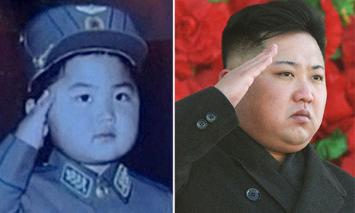 Ảnh lãnh đạo Triều Tiên Kim Jong-un khi còn bé