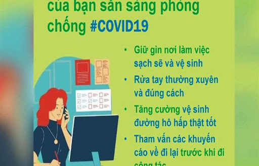 WHO khuyến cáo cách phòng chống Covid-19 tại nơi làm việc