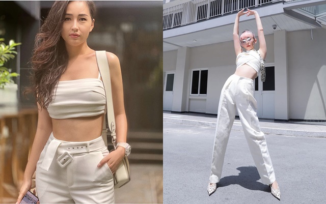 Học sao Việt cách phối đồ white on white đẹp ngất ngây