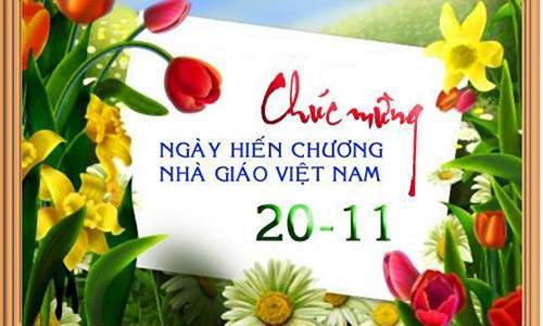 Thiệp chúc mừng 20/11 đẹp và ý nghĩa nhất