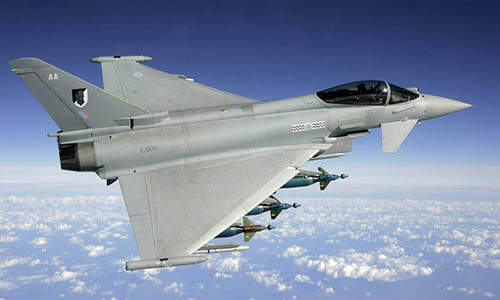 Ghê sợ sức mạnh tiêm kích “cuồng phong” Eurofighter Typhoon