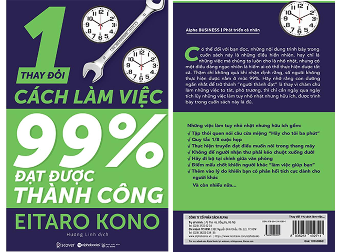 Thay đổi 1% cách làm việc, 99% đạt thành công