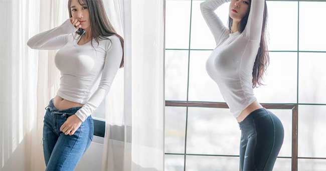 Bí quyết mặc jeans khoe đường cong “thần thánh“