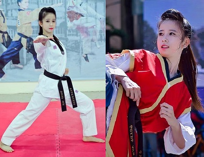 Cô gái vàng Taekwondo xinh xắn làm xiêu lòng người hâm mộ