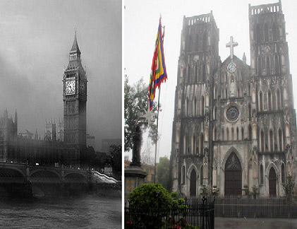 Hà Nội chìm trong sương mù như London