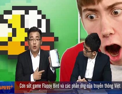 Flappy Bird thành chủ đề nóng trong bản tin rap số 7