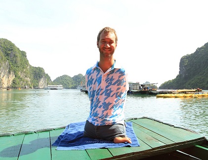 Nick Vujicic thăm Hạ Long ấn tượng về một VN yên bình 