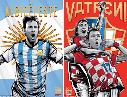 Bộ poster hoành tráng về các đại diện World Cup 2014