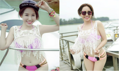 Bà mẹ 40 tuổi xinh đẹp diện bikini “nuột” hơn cả thiếu nữ