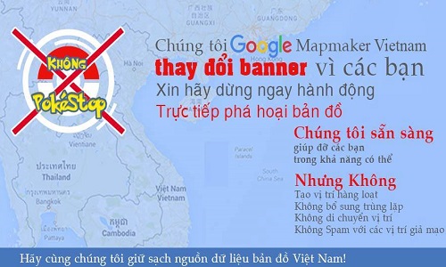 Người chơi Pokemon Go Việt bị cảnh báo vì phá hoại Google Maps