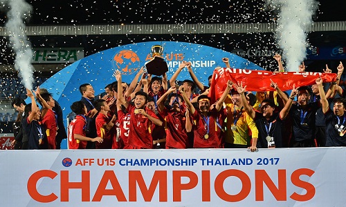 U15 Thái Lan gục ngã, U15 Việt Nam lên ngôi vô địch AFF