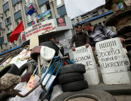 Công sự phòng ngự “mọc lên như nấm” ở Slavyansk