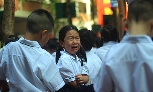 Những hình ảnh xúc động trong ngày khai giảng ở Hà Nội