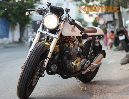 Honda CB1000 độ cafe racer phủ vàng của dân chơi Sài Gòn