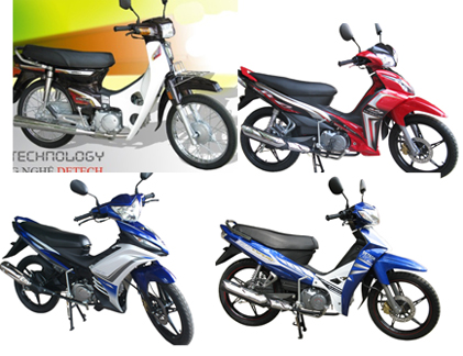 Cty Detech bán cả xe máy nhái kiểu dáng xe Honda, Yamaha?