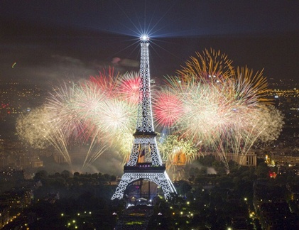 “Kinh đô ánh sáng” Paris nhìn từ trên cao