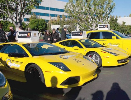 Hàng loạt siêu xe Lamborghini, Ferrari làm...taxi bình dân