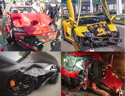  Hàng loạt siêu xe Ferrari, Lamborghini gặp hạn đầu năm 2014