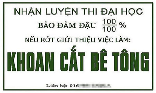 Cười té ghế với những biển báo chỉ có ở VN