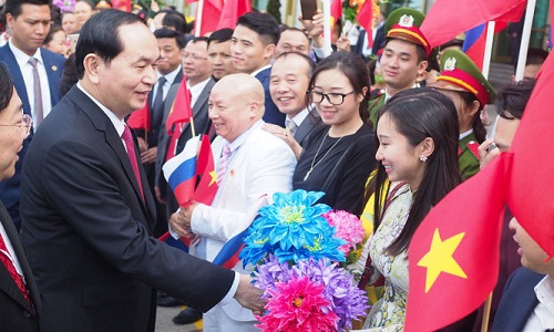 Hình ảnh ngày đầu chuyến thăm Liên bang Nga của Chủ tịch nước